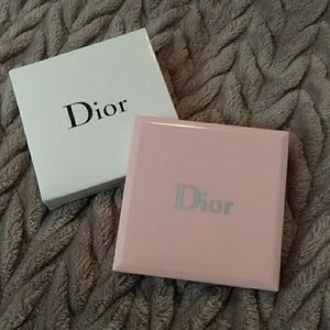 Pink Dior Lighted Pocket Mirror